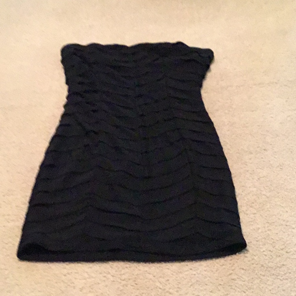 Forever 21 Black Strapless Cocktail Dress - Never Worn!